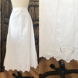 1900 1910 antique petticoat; size m-l victorian edwardian skirt