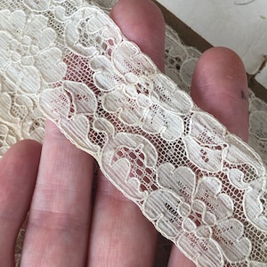 1930 lace for lingerie, slips, intimates.  Cotton .  By the yard