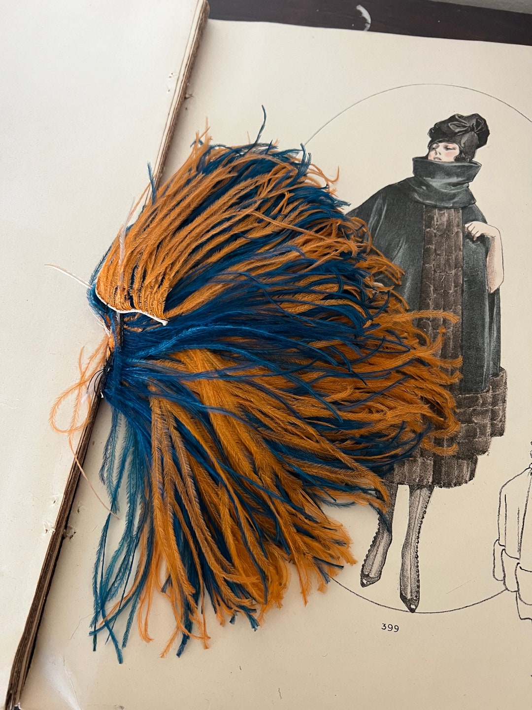 Antique Millinery Feather Vintage. Hat Making Edwardian Etsy