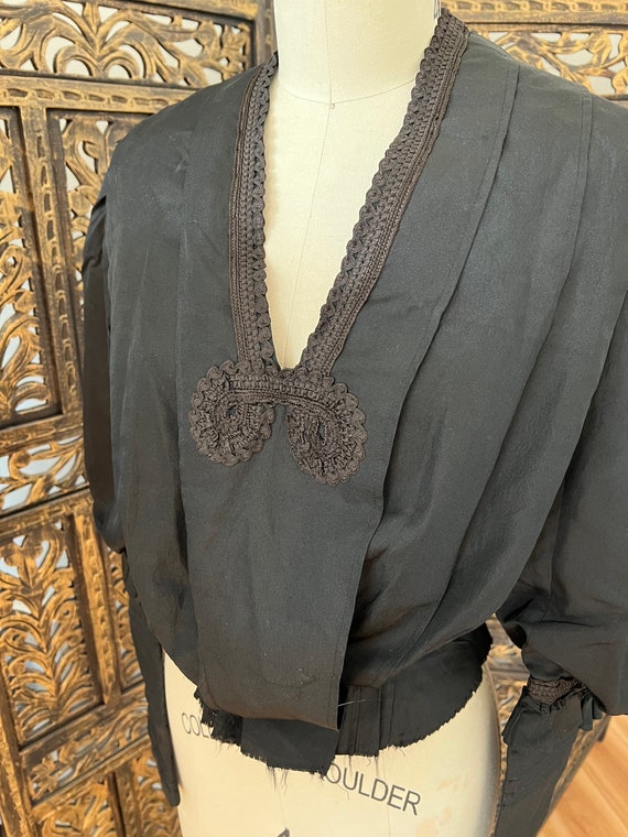 Antique Edwardian Victorian bodice. Wearable - image 6