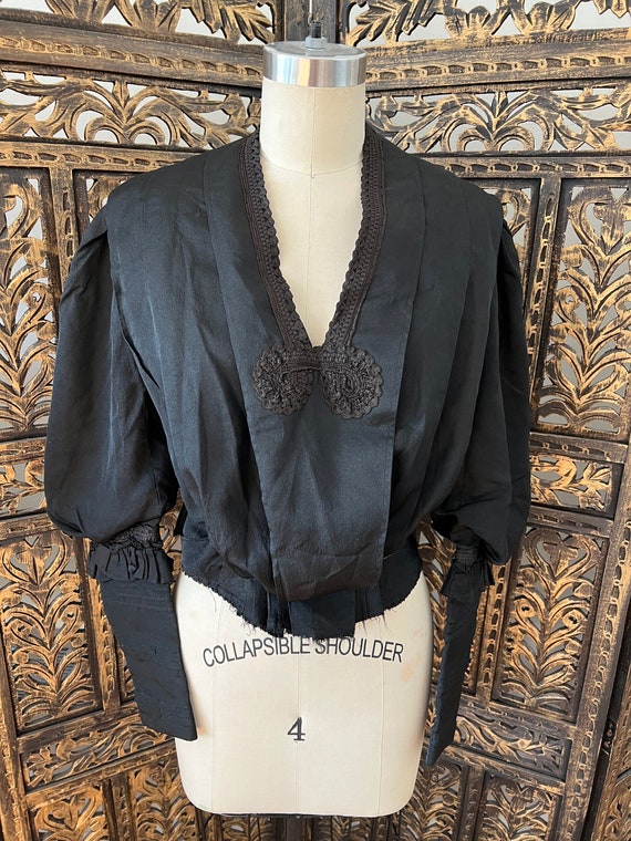 Antique Edwardian Victorian bodice. Wearable - image 2