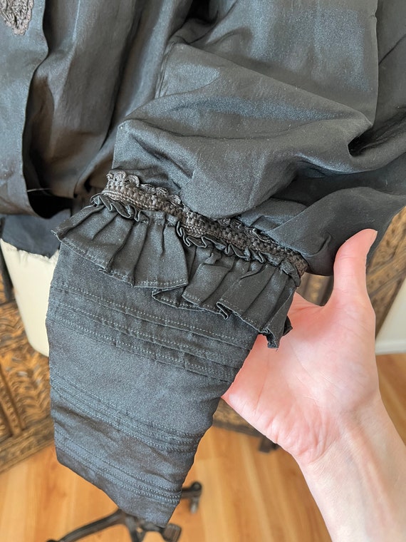 Antique Edwardian Victorian bodice. Wearable - image 4