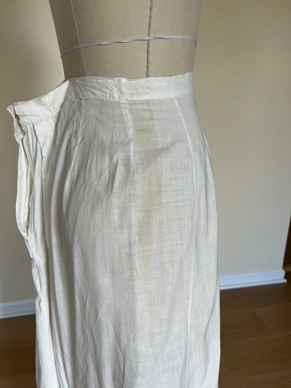 1890 1900 1910 antique petticoat 31.5" waist - image 8