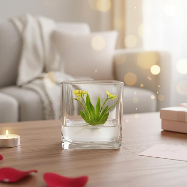 Live Orchid Bonsai, Psygmorchis Pusilla - Miniature orchid/Glass Terrarium/Indoor house plants/Office desk/Gift for Her/Wedding Favor