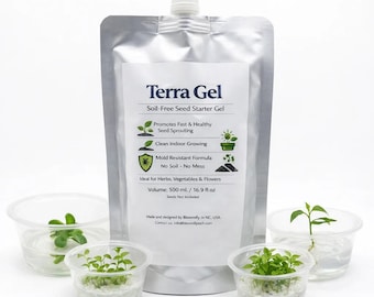 Terra Gel Seed Germination Kit | Soil-Free Seed Starter & Propagation System | Easy Indoor Growing Kit