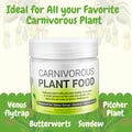 Venus Flytrap Food, Carnivorous Plant Food, 2.5OZ. Designed for Venus Fly Trap, Sundew, Pitcher Plants and other  carnivorous plants.