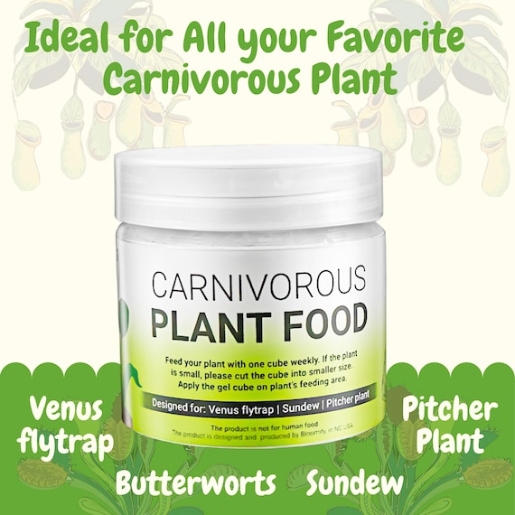 Nourriture Pour Plantes Carnivores (Dionée Attrape-mouche) - Engrais Liquide 100ml, Riche En Nutriments - Facile à Doser