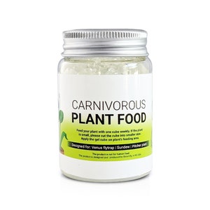 Venus Flytrap Food, Carnivorous Plant Food, 2.5OZ. Designed for Venus Fly Trap, Sundew, Pitcher Plants and other  carnivorous plants.