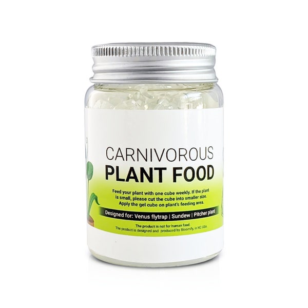 Nourriture pour piège à mouches Venus, engrais pour plantes carnivores, 2,5 oz. Conçu pour le piège à mouches Venus, le droséra, les pichets et autres plantes carnivores.