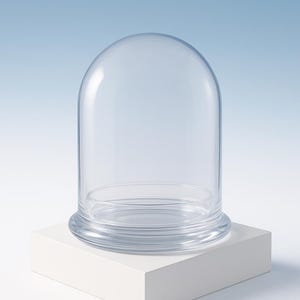 Bloomify Anti-Fog Glass Large Dome – 3.5 x 3.5 x 4.3 Inches – Perfect for Home Decor, Tabletop Displays, and Creative Projects (No Plants) image 1