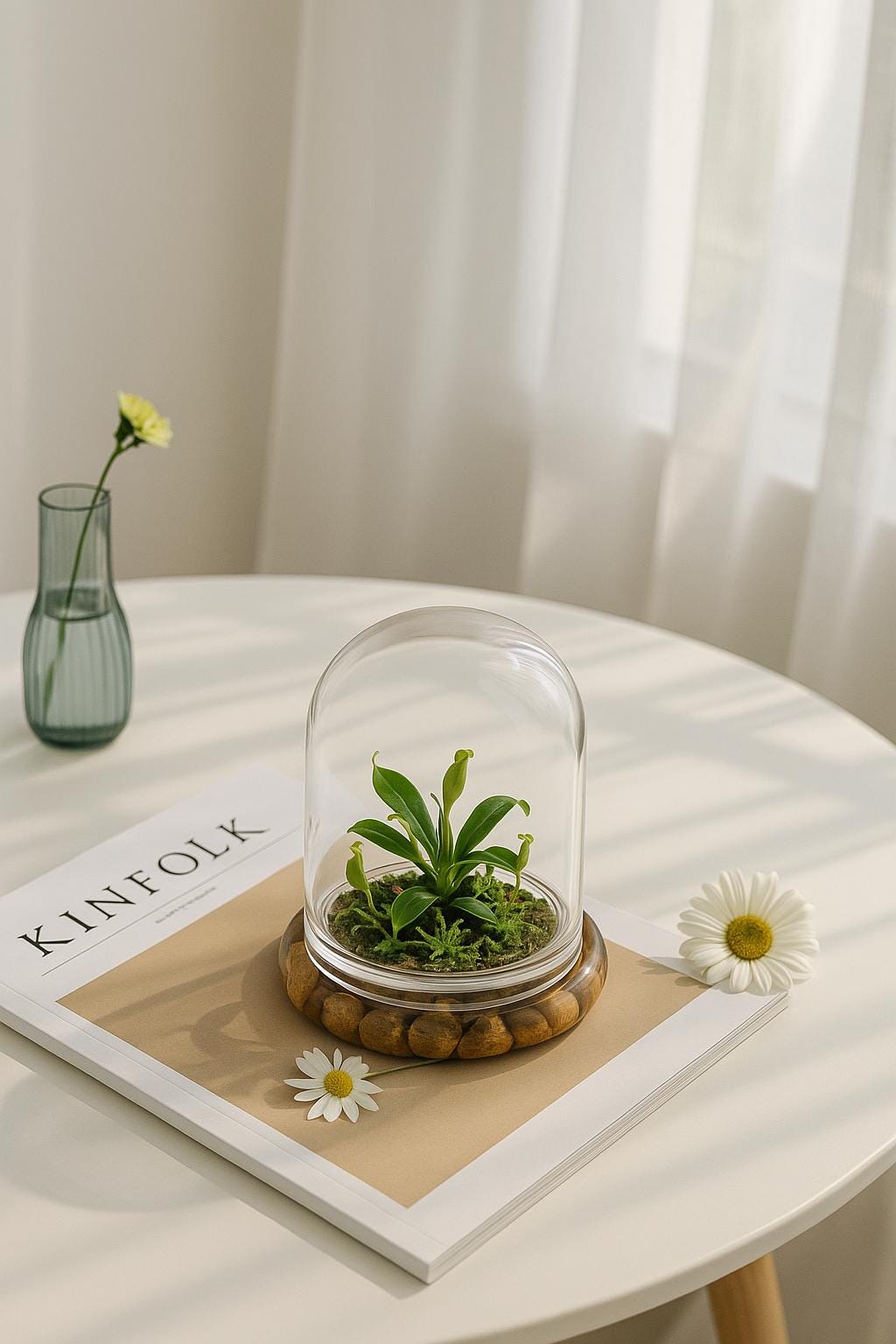 Pitcher Plant ( Nepenthes Tobaica ) Terrarium With Sundew Moss in