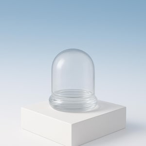 Bloomify Anti-Fog Glass Small Dome – 2 x 2 x 2.5 Inches – Perfect for Home Decor, Tabletop Displays, and Creative Projects (No Plants)