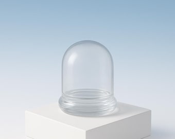 Bloomify Anti-Fog Glass Small Dome – 2 x 2 x 2.5 Inches – Perfect for Home Decor, Tabletop Displays, and Creative Projects (No Plants)