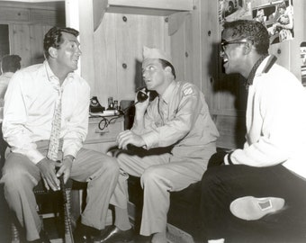 The Rat Pack Poster Photo Las Vegas Frank Sinatra Dean Martin Sammy Davis Jr.  Wall Art 8"x10 11"x14" and/or 16"x20".