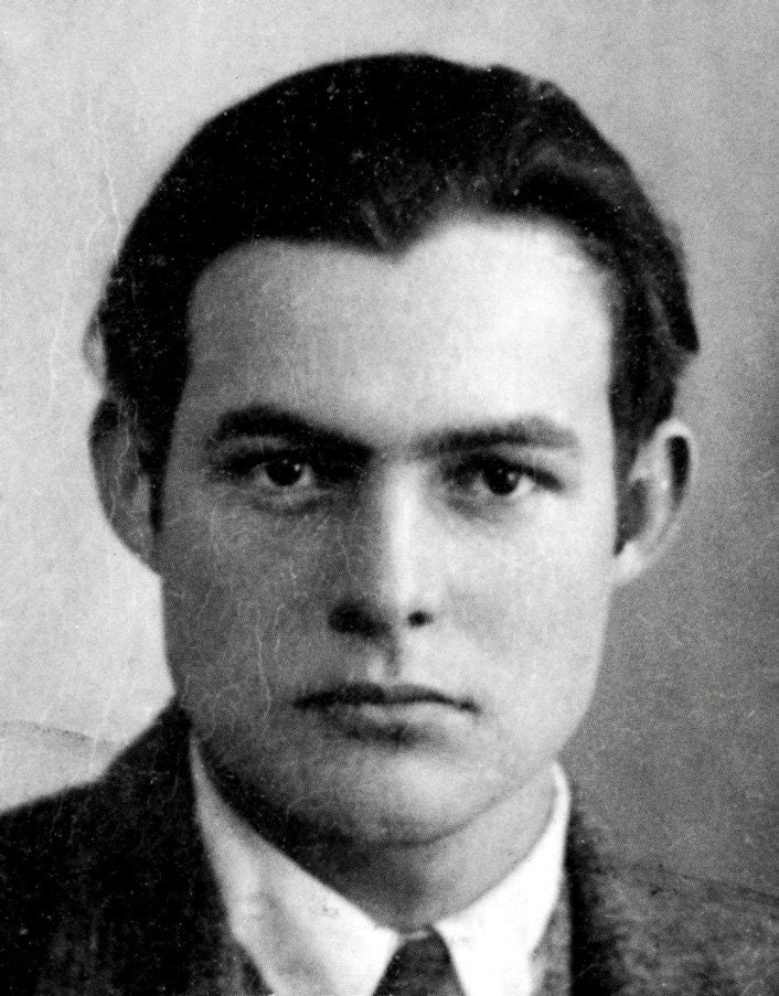 Ernest Hemingway Poster Photo Passport Photo Famous American Author ...