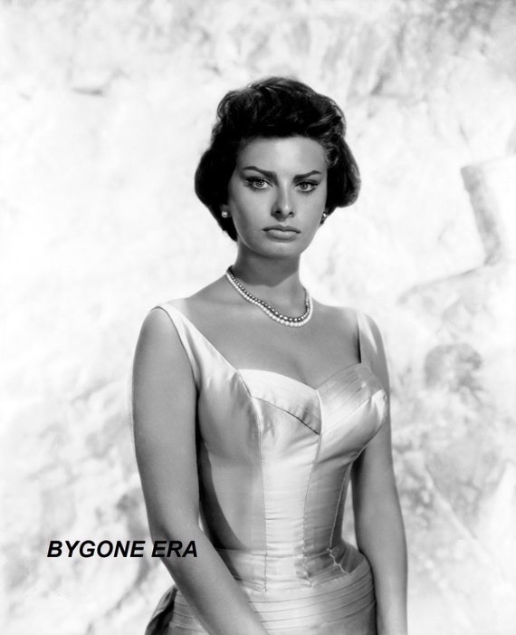 Sophia Loren Young And Beautiful Hollywood Poster Art Photo Etsy