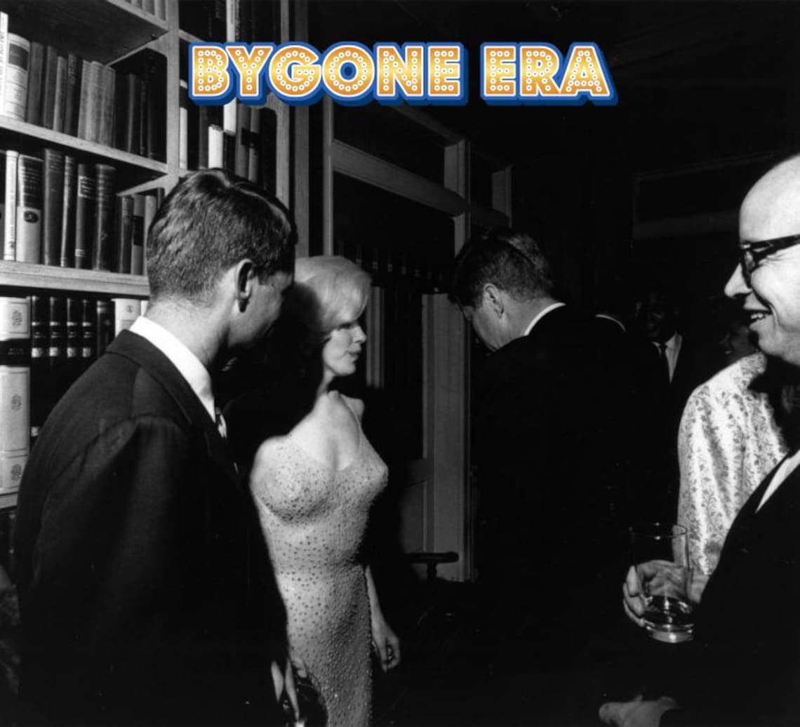Marilyn Monroe John Robert Kennedy Photo JFK RFK Poster Art Etsy