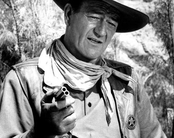 John Wayne Poster Photo Cowboy Western The Duke Wall Art 8x10 and/or 11x14