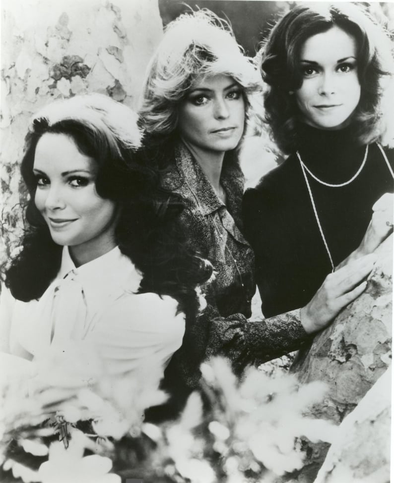 Charlie's Angels Farrah Fawcett Hollywood Poster Art Photo image 1