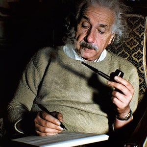 Einstein Smoking Art