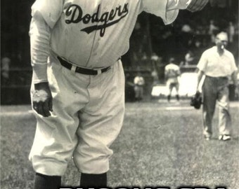 Babe Ruth Brooklyn Dodgers Coach Baseball 1937 Poster Art Photo Artwork 12x18 or 20x30