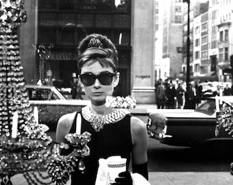 audrey hepburn black givenchy dress Two-Piece Long Prom Dress with Corset Top Dusty Blue / 2