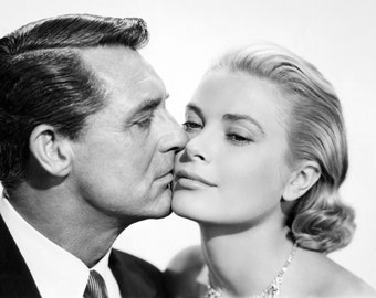 Cary Grant Grace Kelly Hollywood Poster Art Photo 11x14