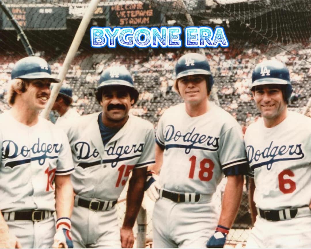 Los Angeles Dodgers 1970's Infield Cey Lopes Russell 
