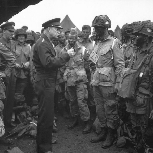 Gen. Dwight D. Eisenhower Ike WWII D-Day Poster Art Photo US Military American History Posters Poster Art Photo Artwork 8x10 11x14 16x20