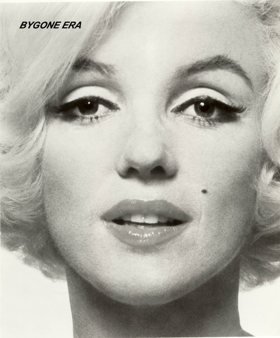 Marilyn Monroe Beautiful Face Hollywood Poster Art Photo Etsy