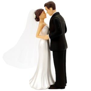 WEDDING CAKE TOPPER Bride and Groom Veil Keepsake Decorations cake decorating supplies