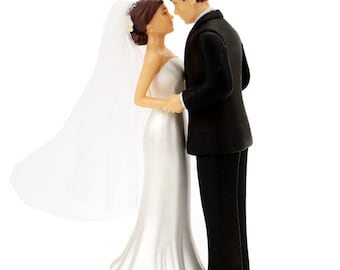 WEDDING CAKE TOPPER Bride and Groom Veil Keepsake Decorations cake decorating supplies