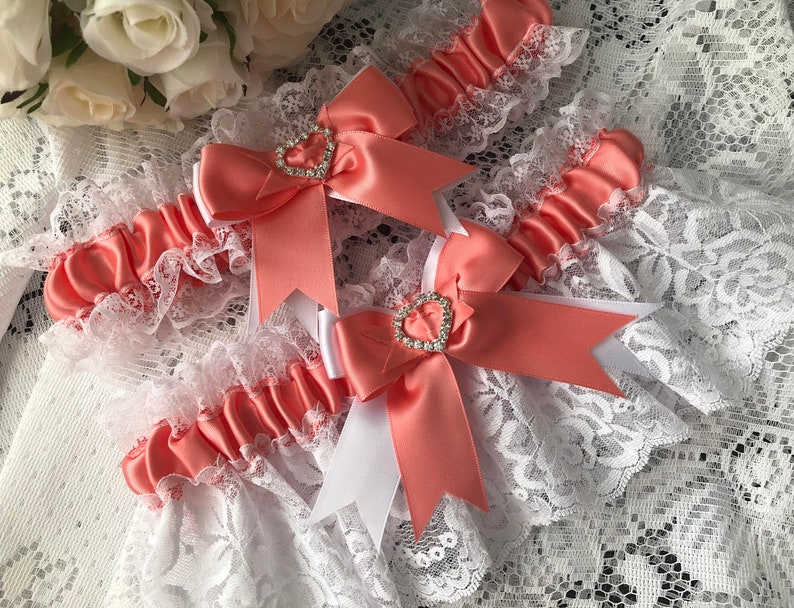 C Pink And White Wedding Garter Set Bride Gift For Bridal Shower Traditional From Mother Of The Sister