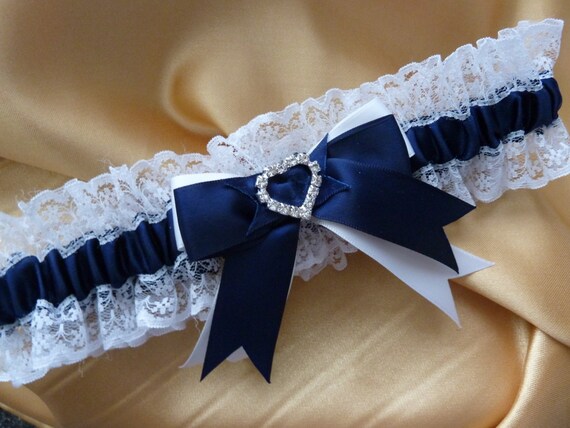 Bridal Bride Garter Lace Bows White Something Blue One size Stretch 3 Colours