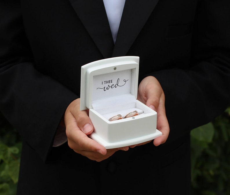 WEDDING RING Box Ring Bearer Box Pillow Page Boy Best Man Etsy Australia