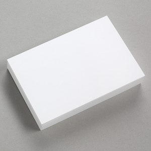 50 WHITE CARDS blank thank you tags cards gift wedding name place cards favour bomboniere birthday craft stationery scrapbook invitations