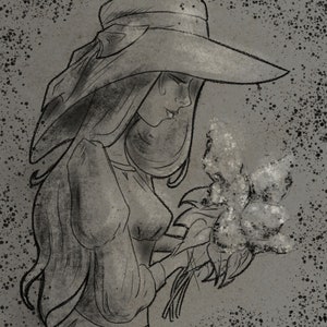 Girl with Flowers