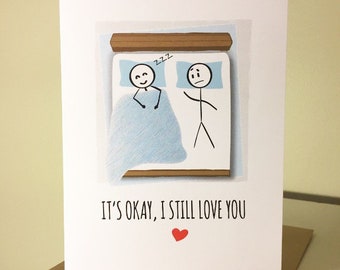 Funny Love Card. Blanket Stealer Love Card. Card For Wife. Card For Husband. Anniversary Card. Funny Birthday Card. Valentine Day Card.