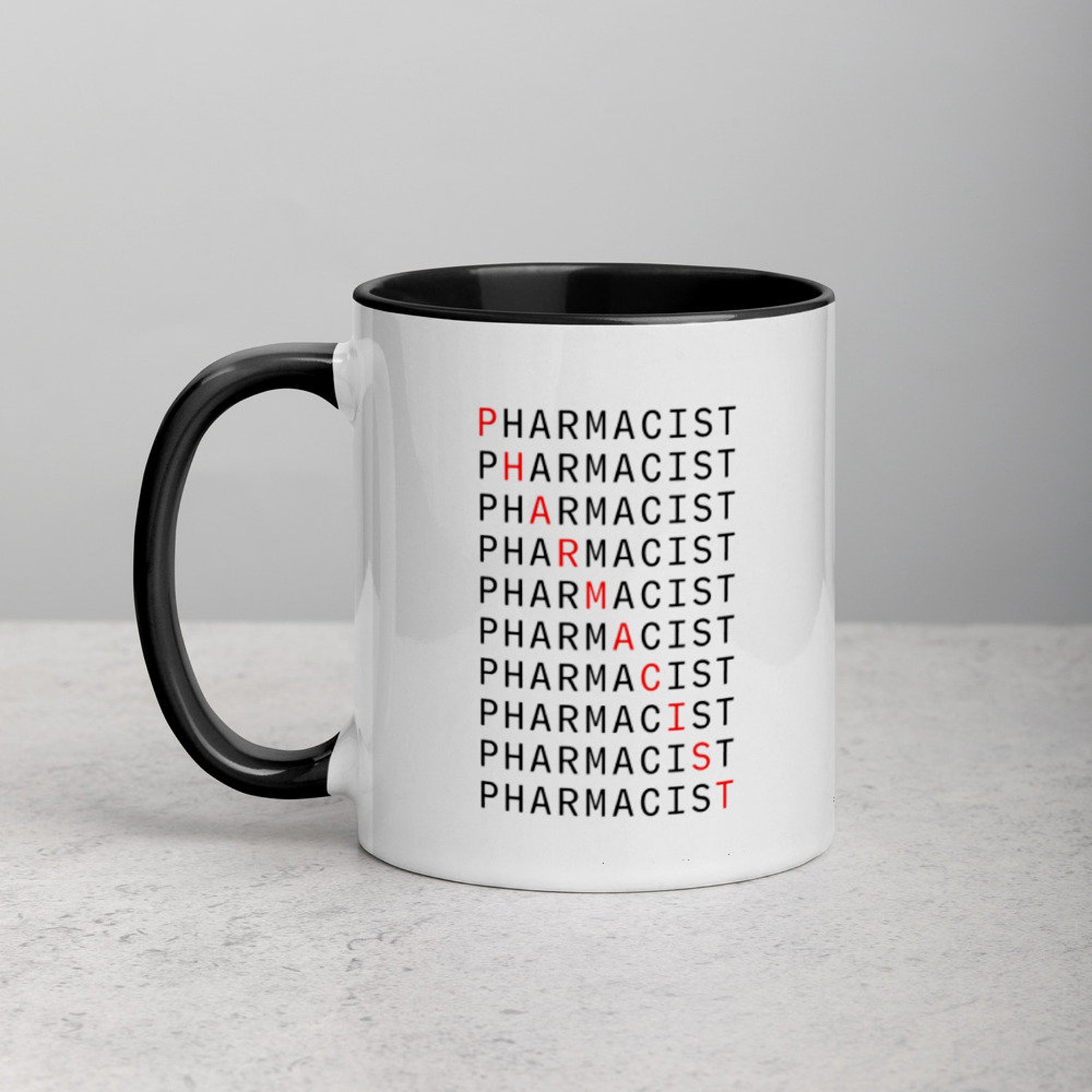 Pharmacist Medication Specialist Mug with Color Inside Gift Etsy