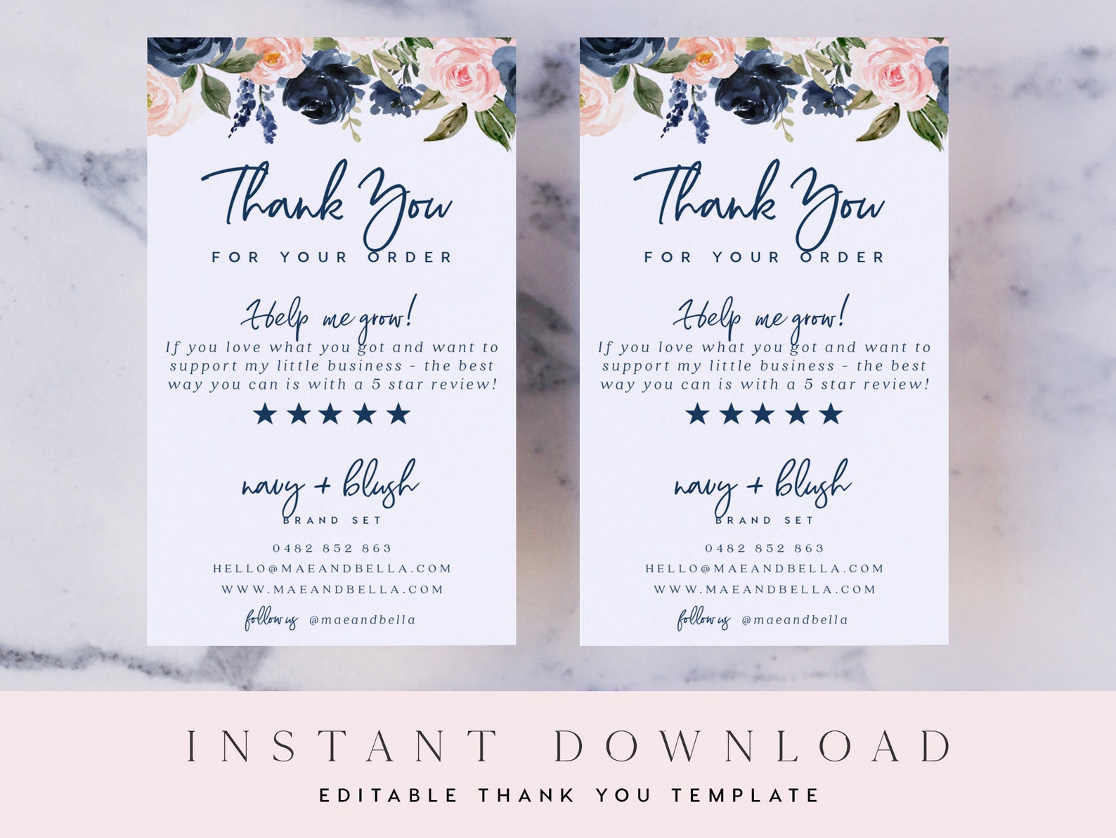 Leave Us A Review Card Template Leave Us A Review Card Template