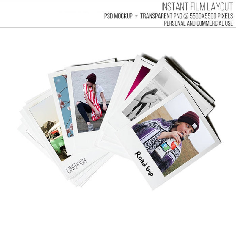 Download SALE Instant film frame template. Classic film frame mock ...