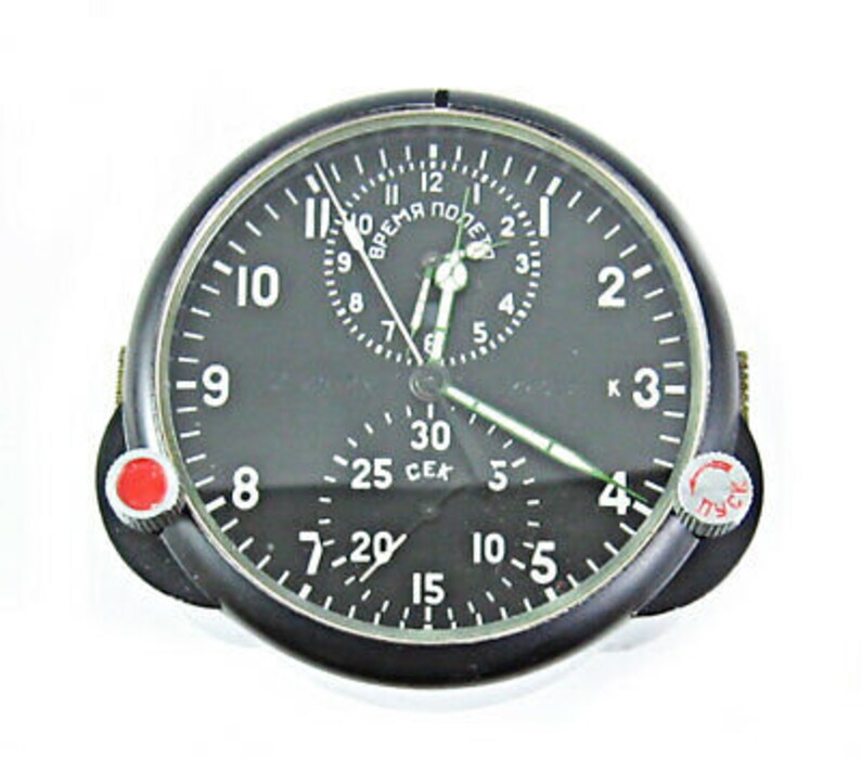 AChS1M 2 Days Military AIRCRAFT MIG SU Cockpit Clock Etsy