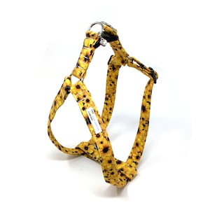 Yellow Sunflower Adjustable Dog Harness
