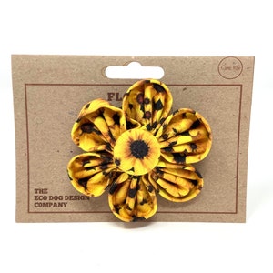 Sunflower Yellow Flower attachment for Dog Collar