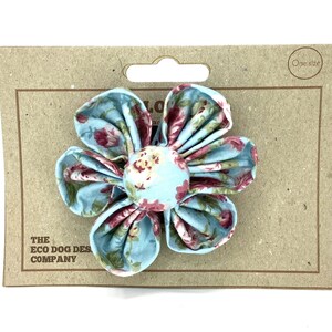 Vintage Flower Print Flower For Dog Collar