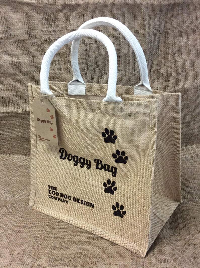 Doggy Bag Jute Tote Bag Hessian Bag for Your Dog Etsy UK