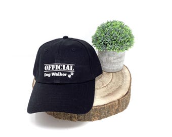 Officiële hondenuitlaatservice, hondenuitlaatpet in zwart