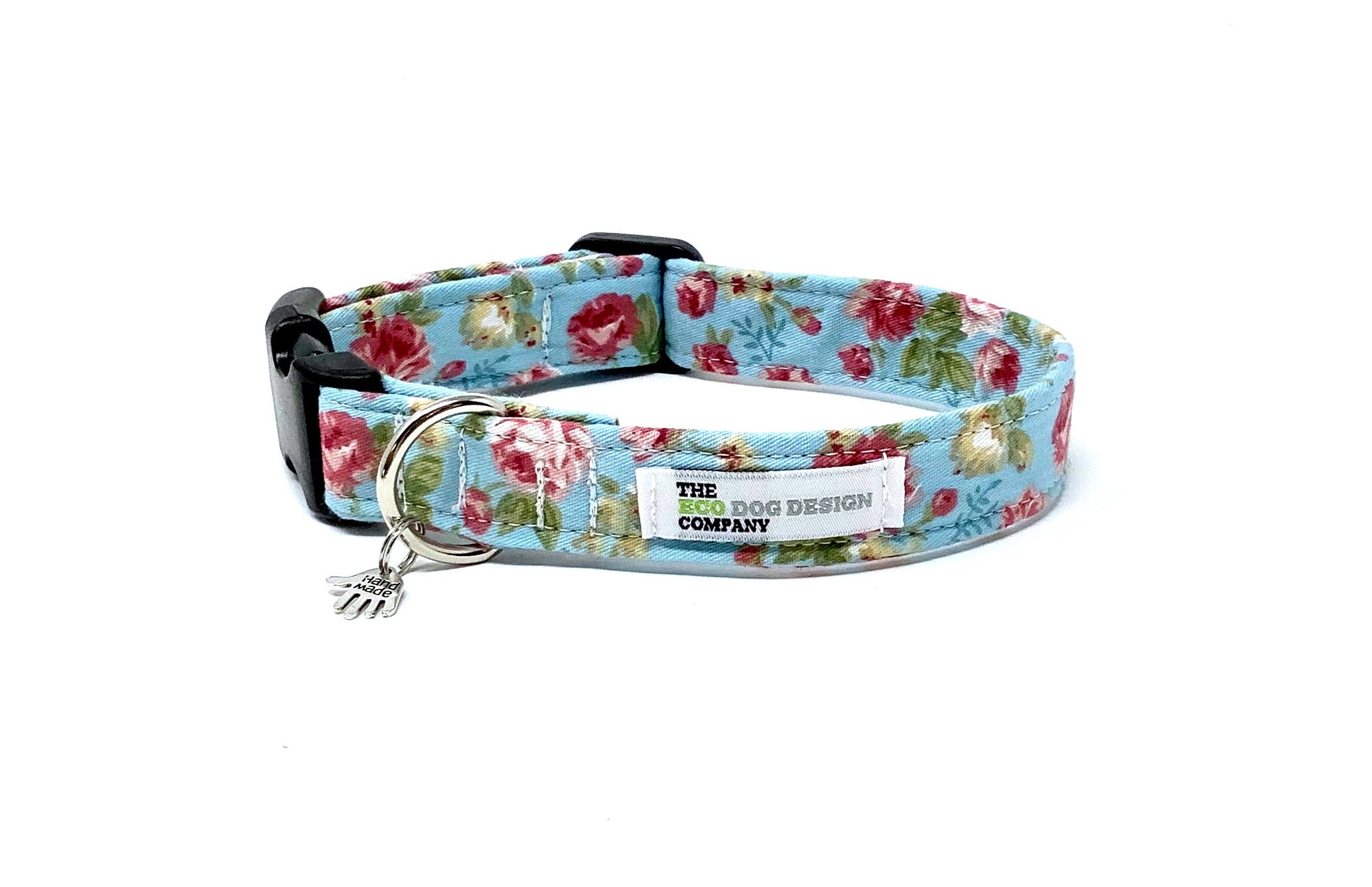 Vintage Flower Floral Print Dog Collar