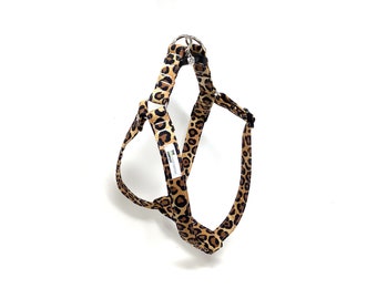 Leopard Print Dog Harness Animal Print