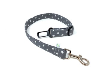 Grey Star, Astronomy, Galaxy Stars, Adjustable Dog Seat Belt Restraint Dog Travels Car Safety